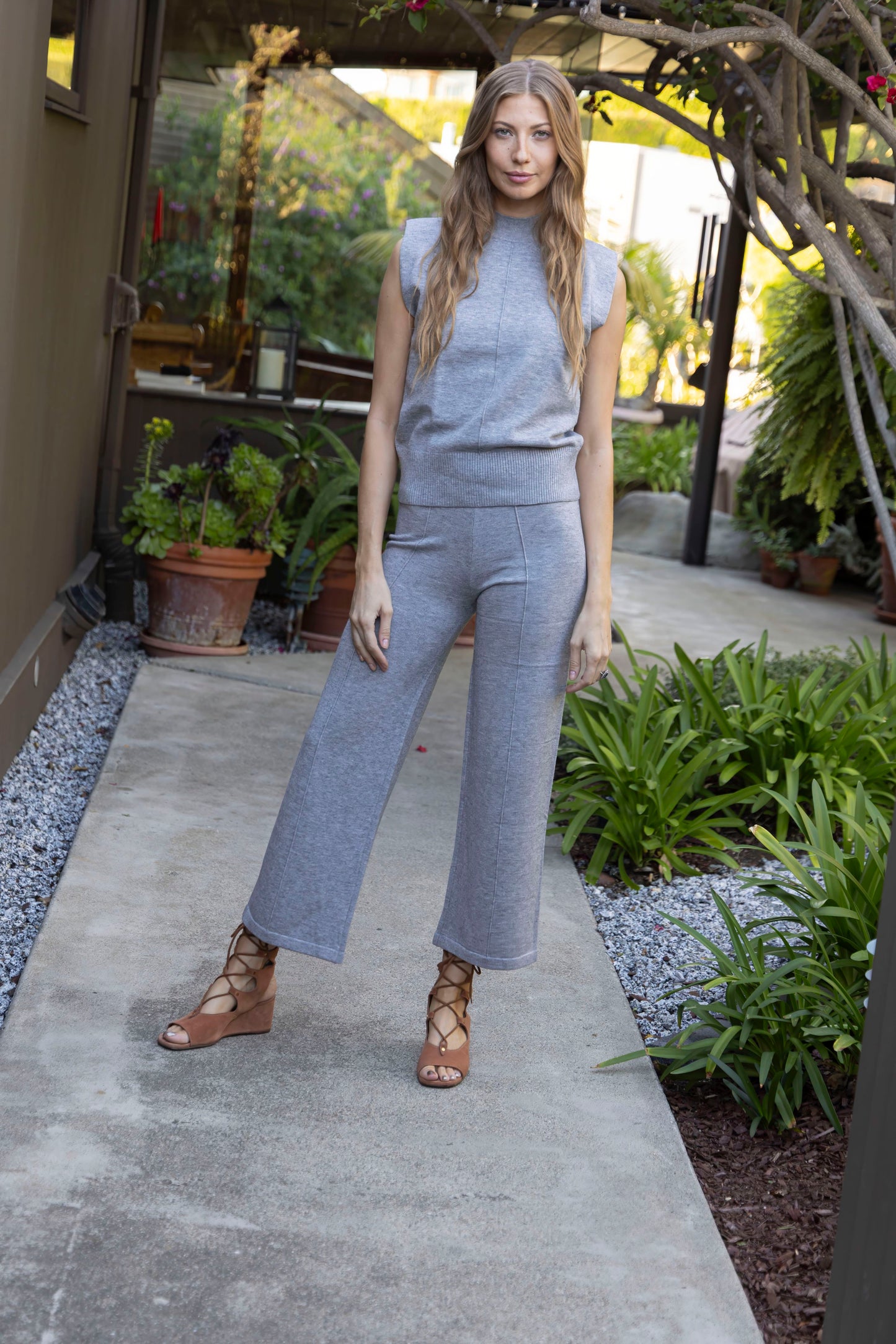 Rachel Knit Crop Pants