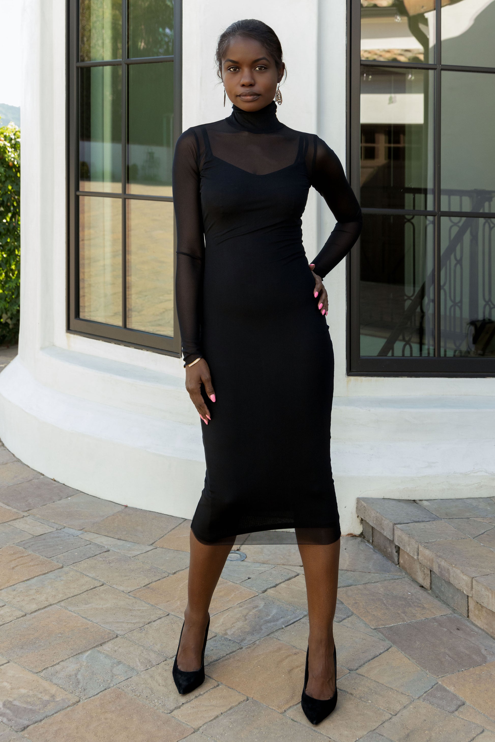 Sarah Sheer Turtle Neck Dress Kiryosity Sarah Sheer Turtle Neck Dress Kiryosity